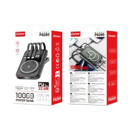 Powerbank P8285 Black 10000mAh