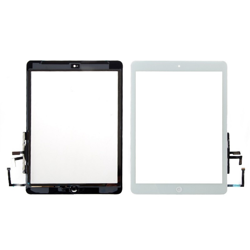 Vitre tactile iPad air Blanc compatible