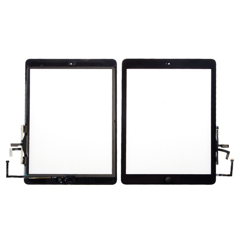 MacManiack - Pack Premium, vitre tactile assemblée iPad Air 2 Noir