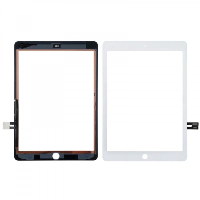 Vitre tactile iPad 6 2018 Blanc Original