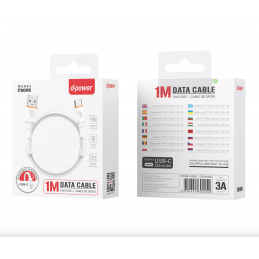 Cable F6005 White Type-c 1M
