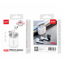 Headphone wireless K66 White